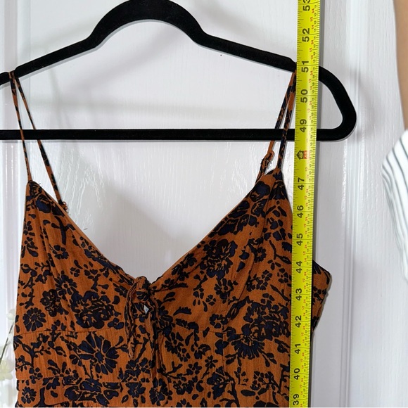 Blue Rain Brown and Black‎ Floral Maxi Dress - Picture 11 of 13